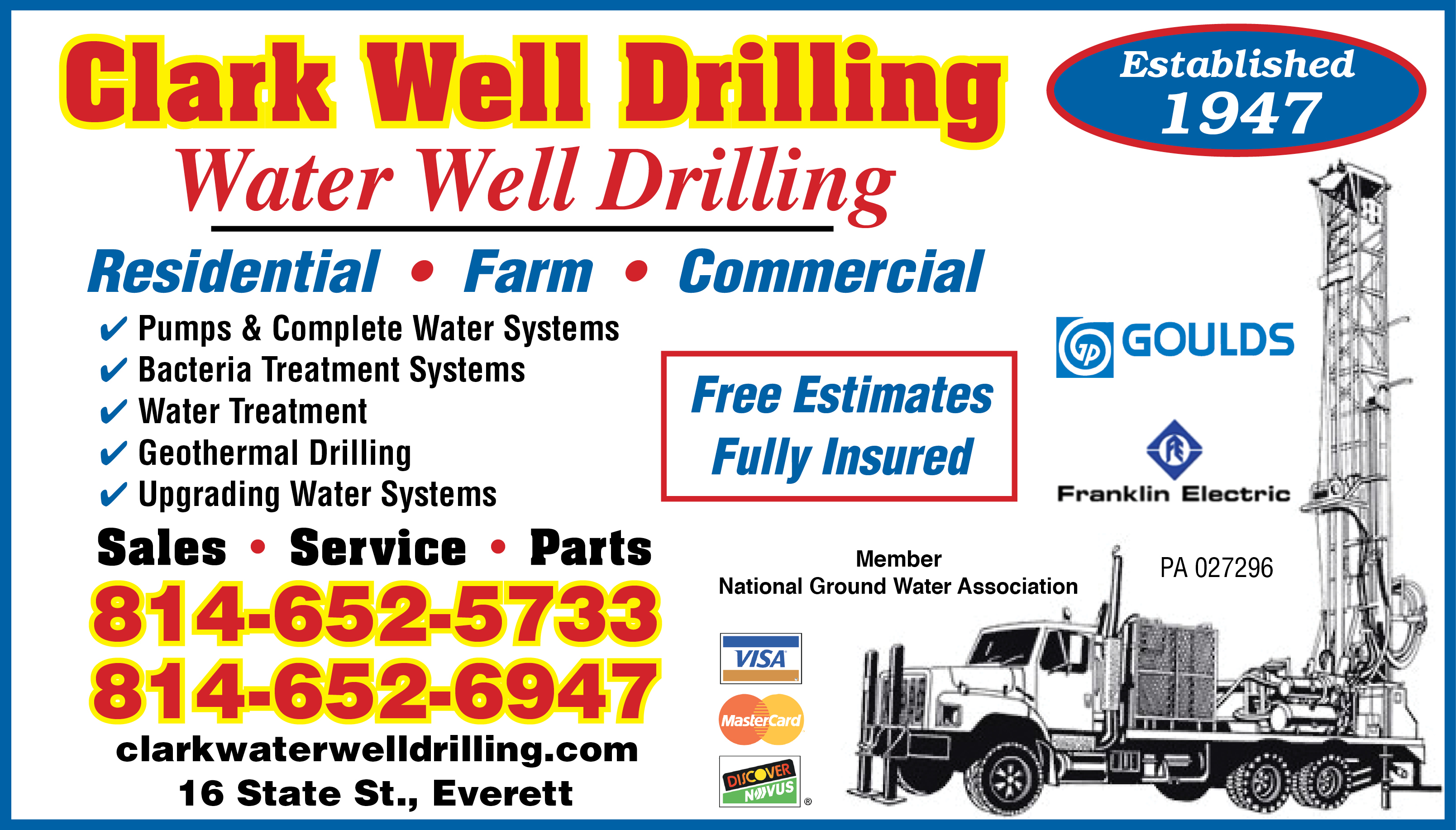 Online proofing for clark well drilling inc